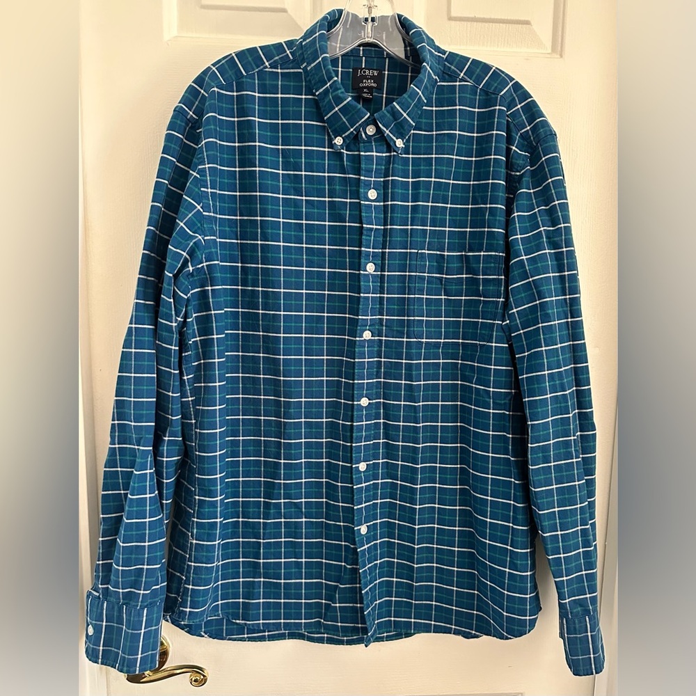 J Crew Men’s Button Down Oxford XL